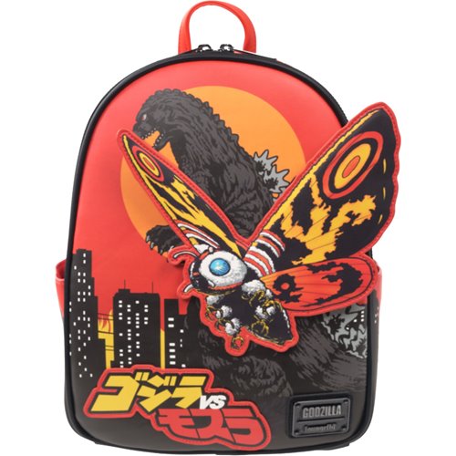 Loungefly Toho Godzilla vs. Mothra Mid-Size Backpack – Grotto