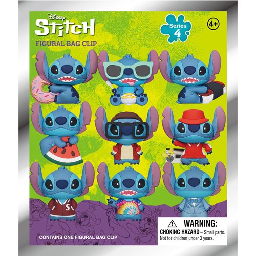 Disney Lilo and Stitch Series 4 3D Foam Bag Clip