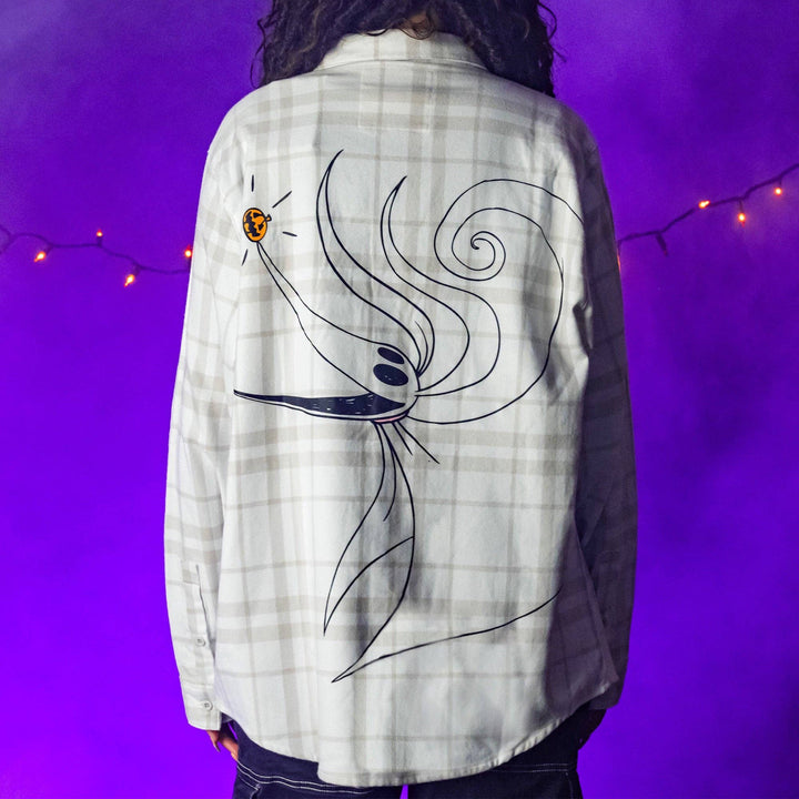 Cakeworthy Disney The Nightmare Before Christmas Zero Glow in the Dark Flannel Shirt