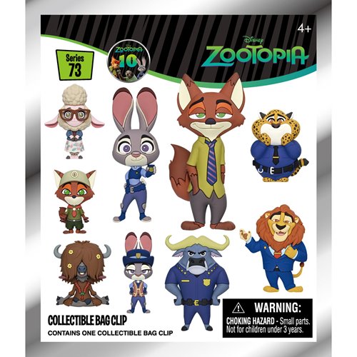 Disney Zootopia 10th Anniversary Series 73 3D Foam Bag Clip