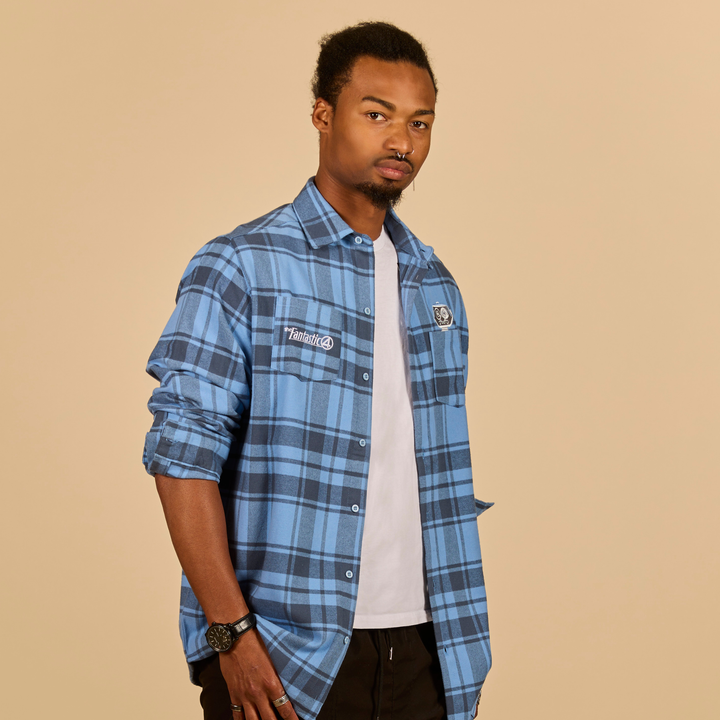 Cakeworthy Marvel Studios The Fantastic Four: First Steps Flannel Shirt