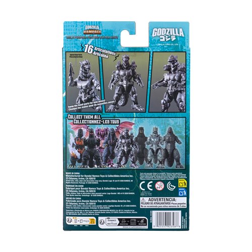 Bandai Godzilla Rampage Mechagodzilla 2003 6" Action Figure