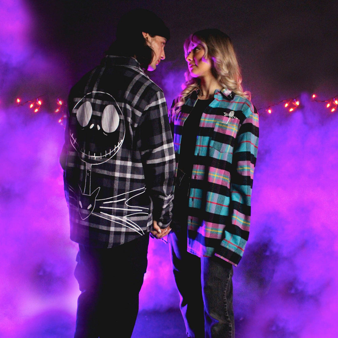 Cakeworthy Disney The Nightmare Before Christmas Jack Skellington Flannel Shirt