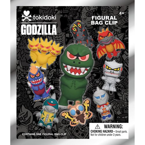 Godzilla x Tokidoki Series 1 3D Foam Bag Clip