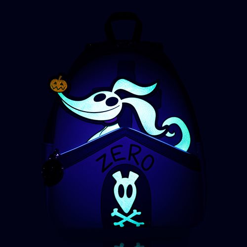 Disney The Nightmare Before Christmas Zero Doghouse Glow in the Dark Mini Backpack