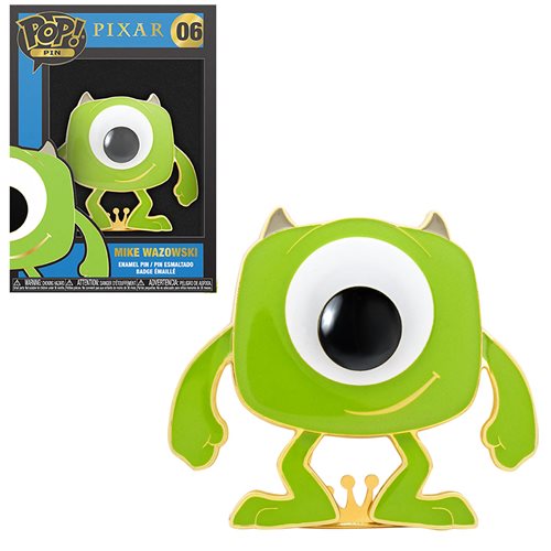 Loungefly Funko Pop! Pin Disney Pixar Monsters Inc Mike Wazowski Pins