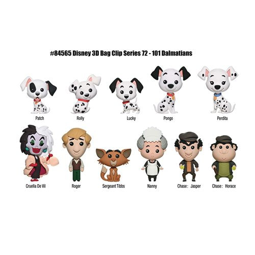 Disney 101 Dalmatians Series 72 3D Foam Bag Clip – Grotto Treasures
