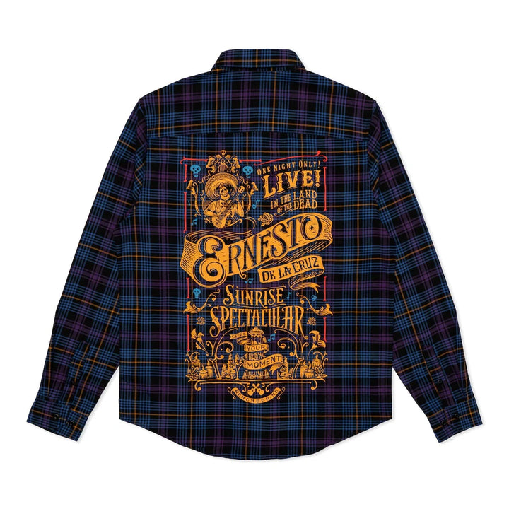 RSVLTS Disney Pixar Coco "Ernesto’s Sunrise Spectacular" – BorlandFlex Long Sleeve Flannel