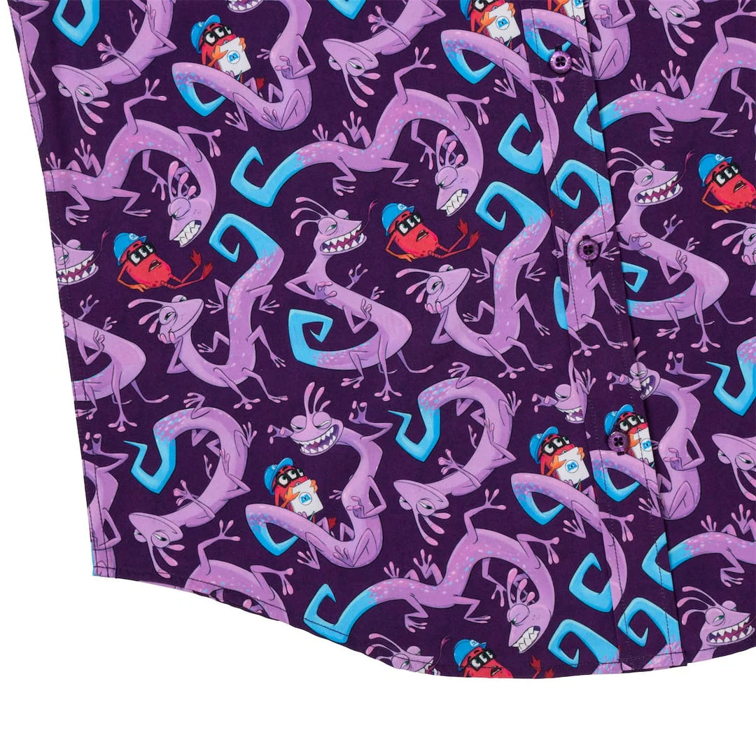 RSVLTS Disney Pixar Monsters Inc. "Slithering Sabotage" - KUNUFLEX Short Sleeve Shirt