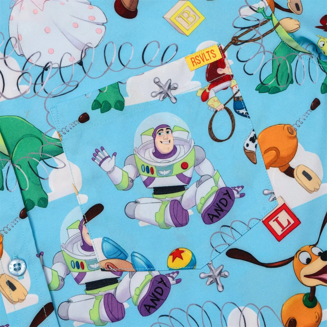 RSVLTS Disney Pixar Toy Story "Andy's Toy Box" - KUNUFLEX Short Sleeve Shirt
