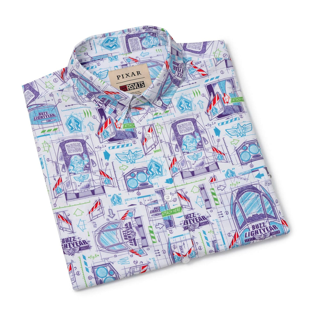 RSVLTS Disney Pixar Toy Story "Space Ranger Schematics" - KUNUFLEX Short Sleeve Shirt