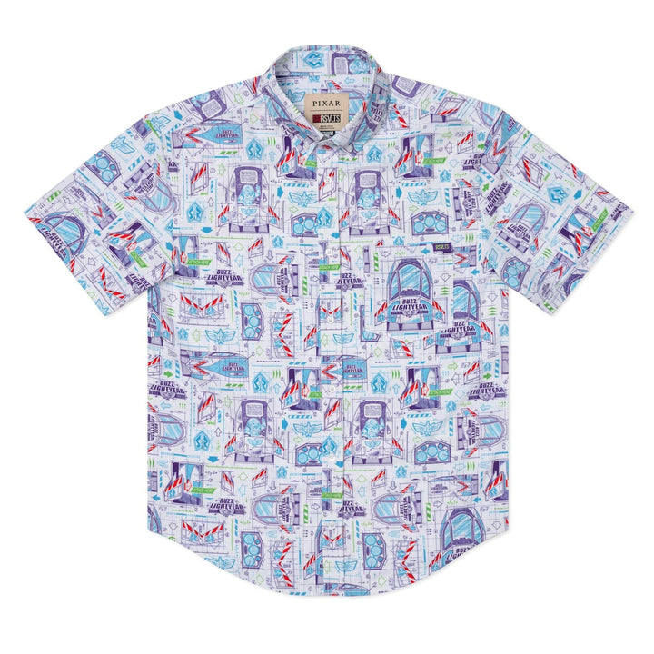 RSVLTS Disney Pixar Toy Story "Space Ranger Schematics" - KUNUFLEX Short Sleeve Shirt