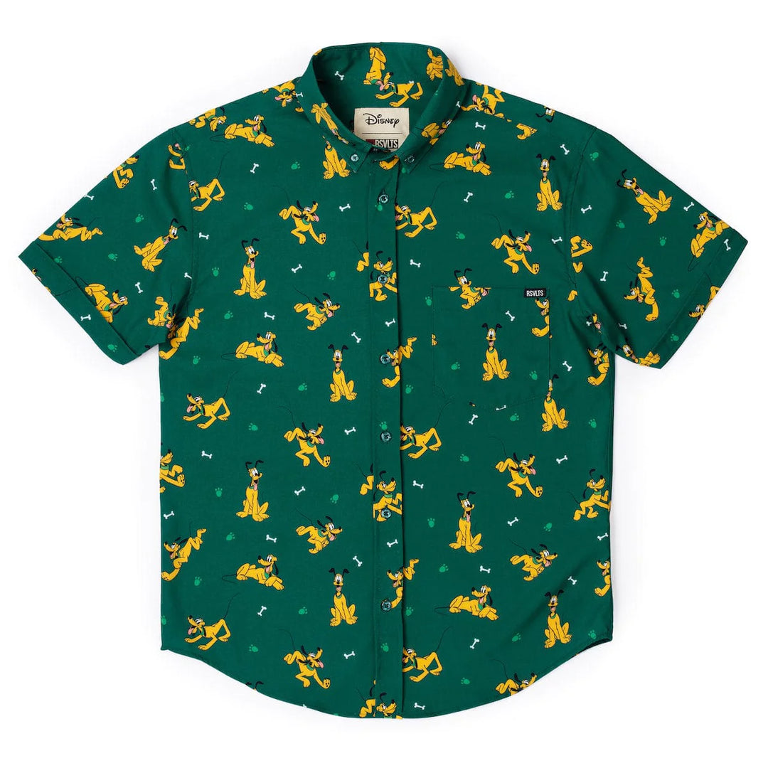 RSVLTS Disney "Pluto on the Green" - KUNUFLEX Short Sleeve Shirt