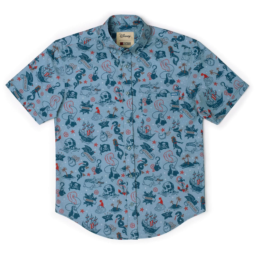 RSVLTS Disney Peter Pan "Hook'd It" - KUNUFLEX Short Sleeve Shirt