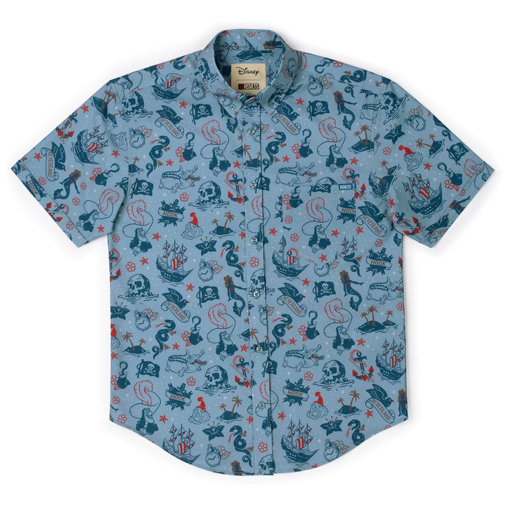 RSVLTS Disney Peter Pan "Hook'd It" - KUNUFLEX Short Sleeve Shirt