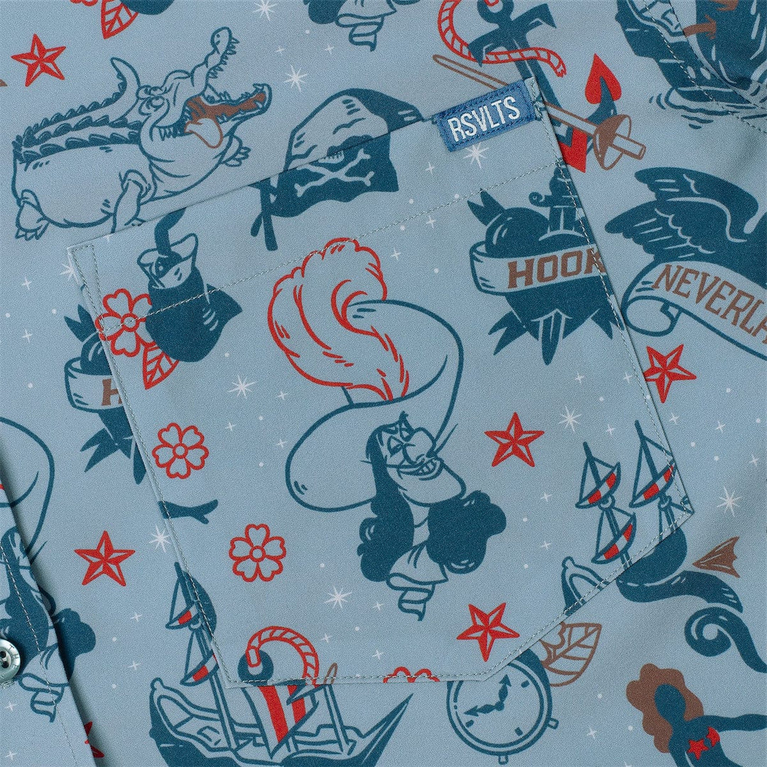 RSVLTS Disney Peter Pan "Hook'd It" - KUNUFLEX Short Sleeve Shirt