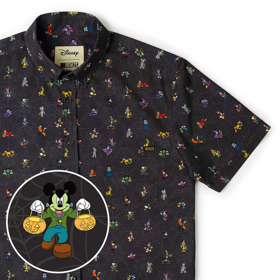 RSVLTS Disney Halloween Lil Costume Party - KUNUFLEX Short Sleeve Shirt L RSVLTS Disney Halloween Lil Costume Party - KUNUFLEX Short Sleeve Shirt L