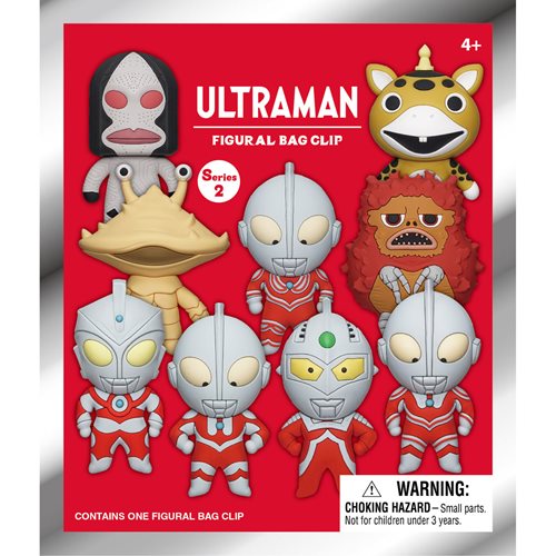 Ultraman Series 2 3D Foam Bag Clip