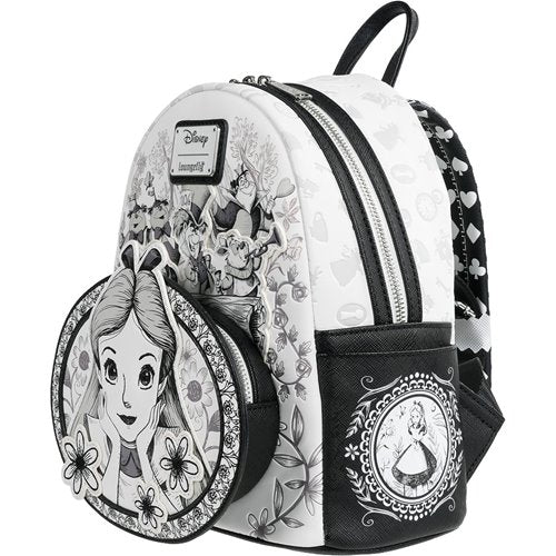 Loungefly Disney Alice in Wonderland Sketch Mini Backpack