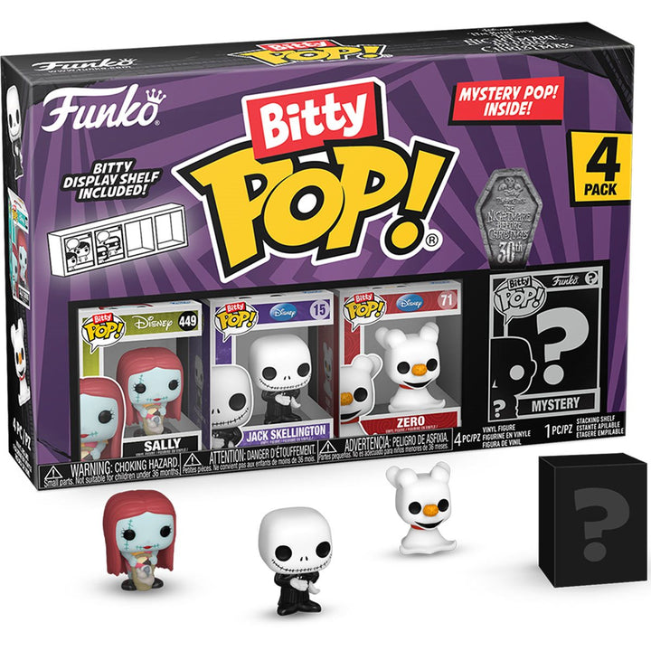 Funko Disney The Nightmare Before Christmas 4-Pack Bitty Series 3 Pop! Vinyl Figures