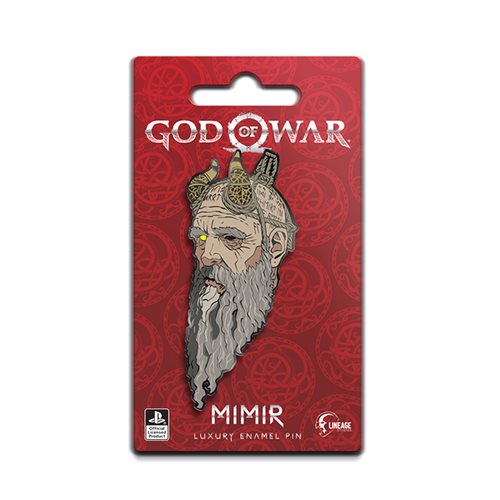 God of War Mimir Luxury Icon Pin