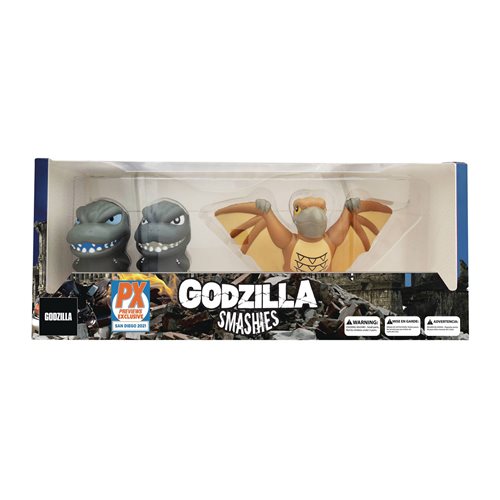 Godzilla Smashies Stress Doll 3-Pack SDCC 2021 PX Exclusive