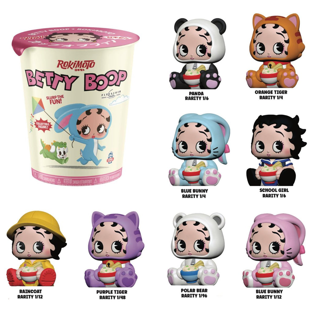 Rokimoto Betty Boop Ramen Cup Blind Box Vinyl Figure – Grotto