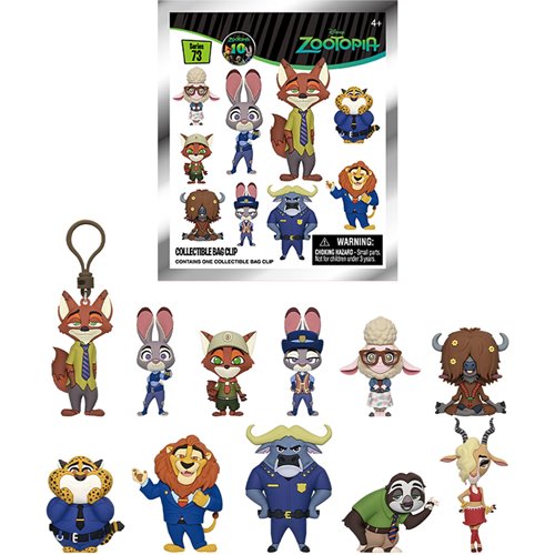Disney Zootopia 10th Anniversary Series 73 3D Foam Bag Clip