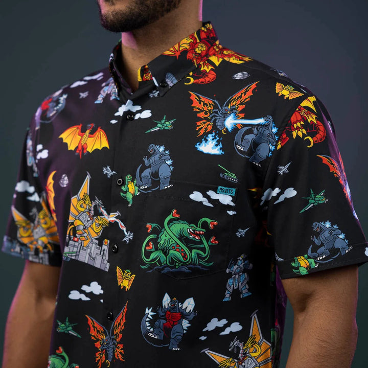 Godzilla "Kaiju Chaos 2.0" - KUNUFLEX Short Sleeve Shirt