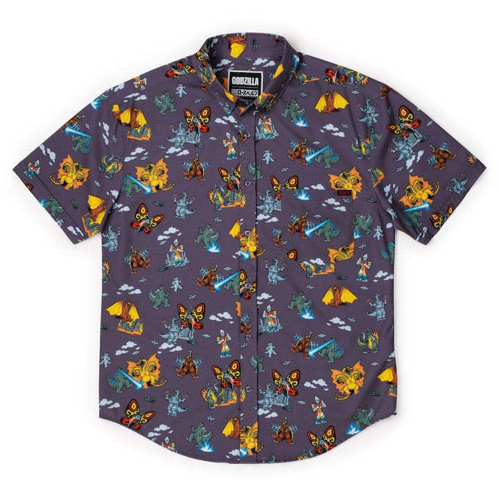 RSVLTS Godzilla "Kaiju Chaos" - KUNUFLEX Short Sleeve Shirt