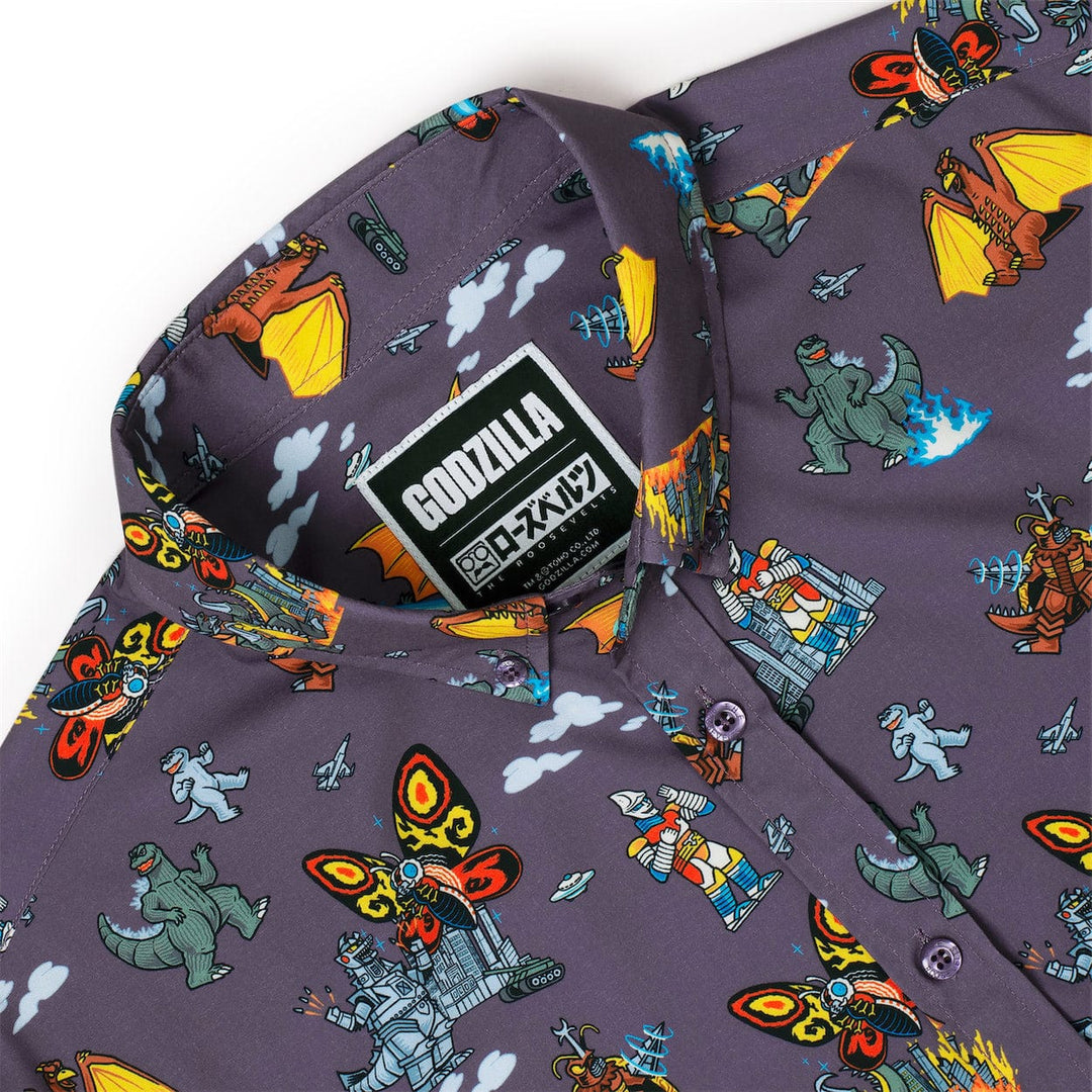 RSVLTS Godzilla "Kaiju Chaos" - KUNUFLEX Short Sleeve Shirt