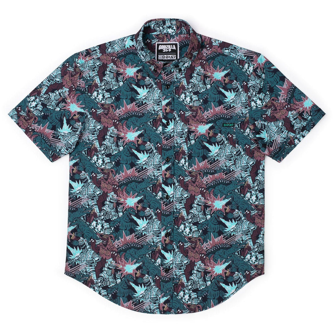 RSVLTS Godzilla "Monsters and Mecha" - KUNUFLEX Short Sleeve Shirt