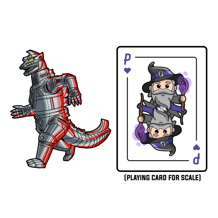 Godzilla VS Mechagodzilla Pin and Lanyard Set (Showa Era)