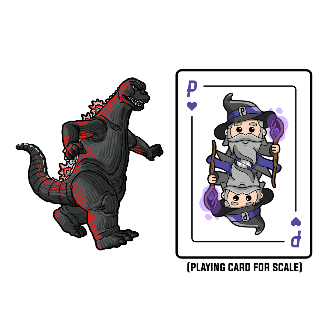 Godzilla VS Mechagodzilla Pin and Lanyard Set (Showa Era)