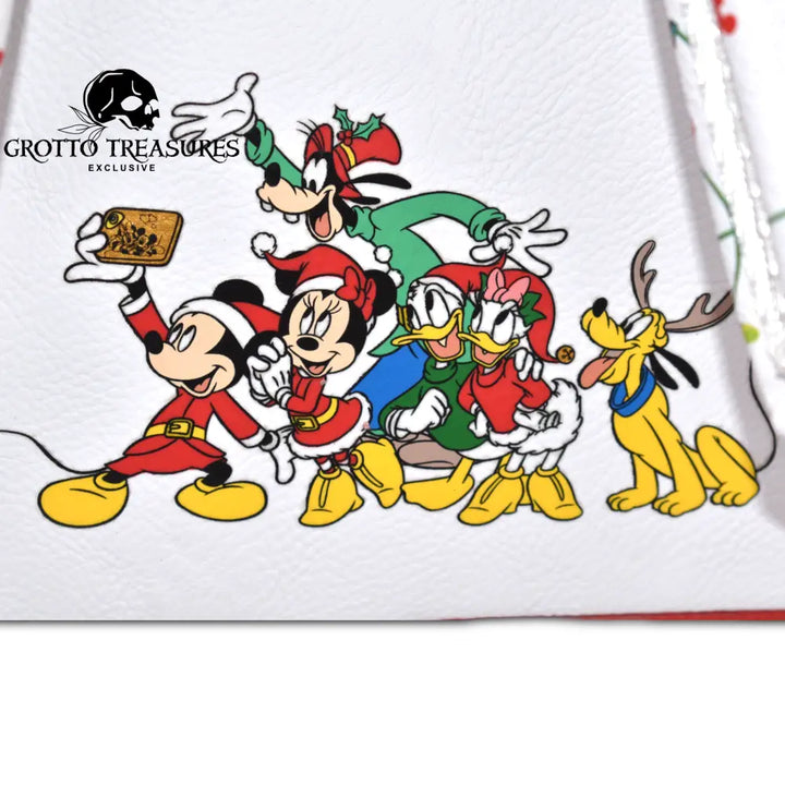 Grotto Treasures Exclusive - Disney Mickey & Minnie W/Friends Holiday Wreath Light Up Mini Backpack