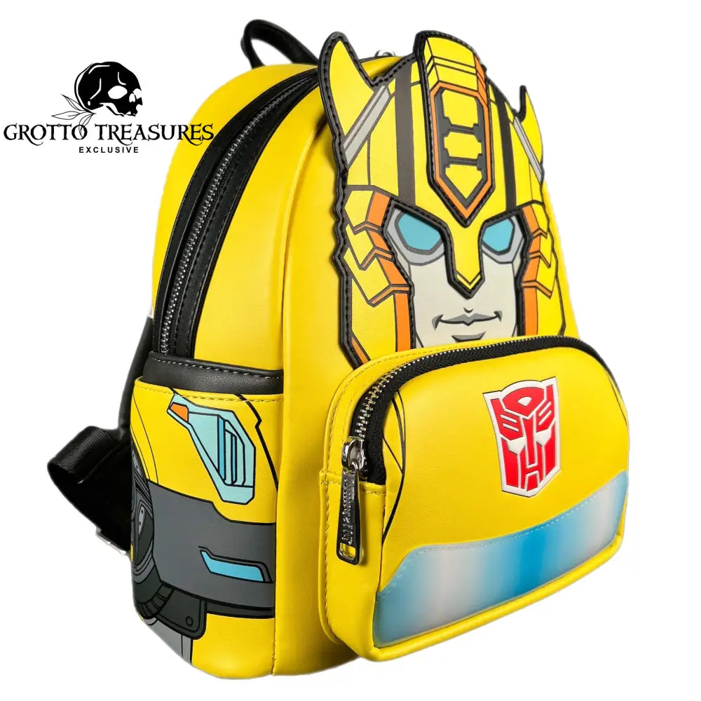 Grotto Treasures Exclusive - Hasbro Transformers Bumblebee Glow In The Dark Mini Backpack