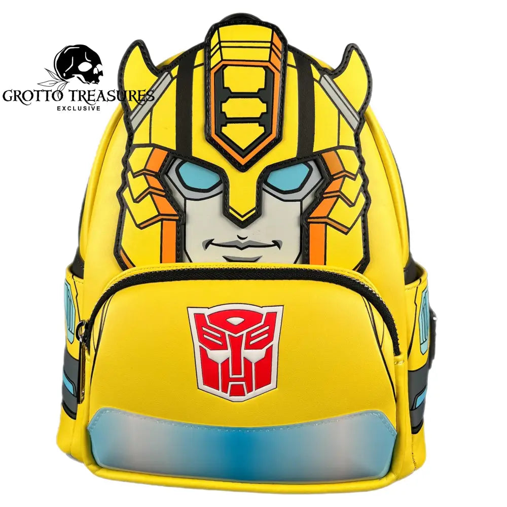 Grotto Treasures Exclusive - Hasbro Transformers Bumblebee Glow In The Dark Mini Backpack