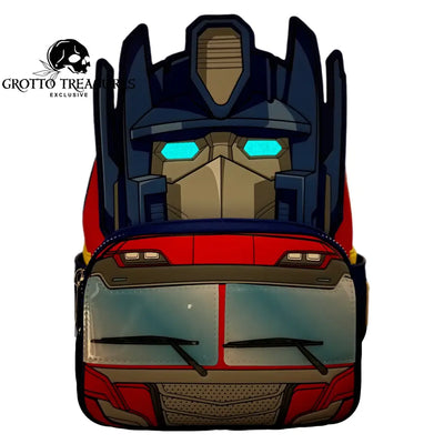Grotto Treasures Exclusive - Hasbro Transformers Optimus Prime Glow In The Dark Mini Backpack