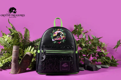 Grotto Treasures Exclusive - Jurassic Park Sequin Floral Mini Backpack