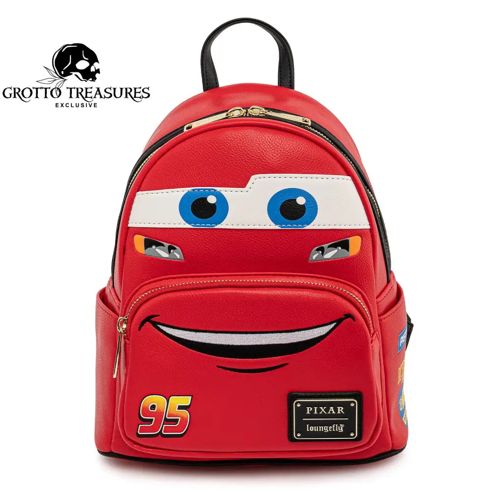 disney cars lightning mcqueen mini backpack Loungefly & Sally Nighttime Light-Up Min Get Lojos Mojo front accessories pocket Grotto Treasures Exclusive - Loungefly