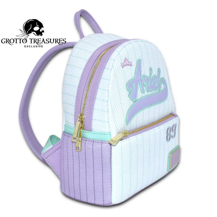 Grotto Treasures Exclusive - Disney The Little Mermaid Team Ariel Jersey Cosplay Mini Backpack