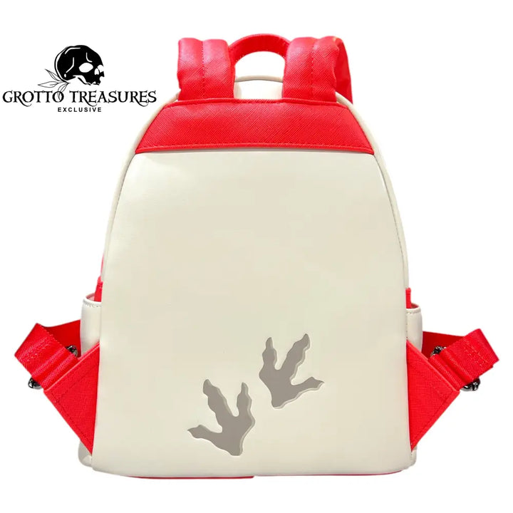 Grotto Treasures Exclusive - Loungefly Jurassic Park Red Sequin Mini Backpack