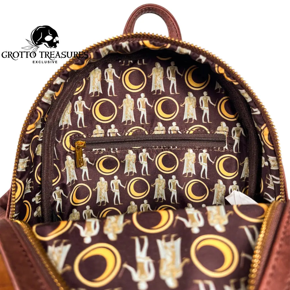 Grotto Treasures Exclusive - Marvel Moon Knight Hieroglyphics Mini Backpack