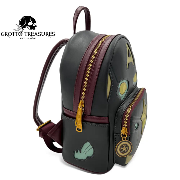 Grotto Treasures Exclusive - Marvel What If? Zombie Captain America Cosplay Mini Backpack