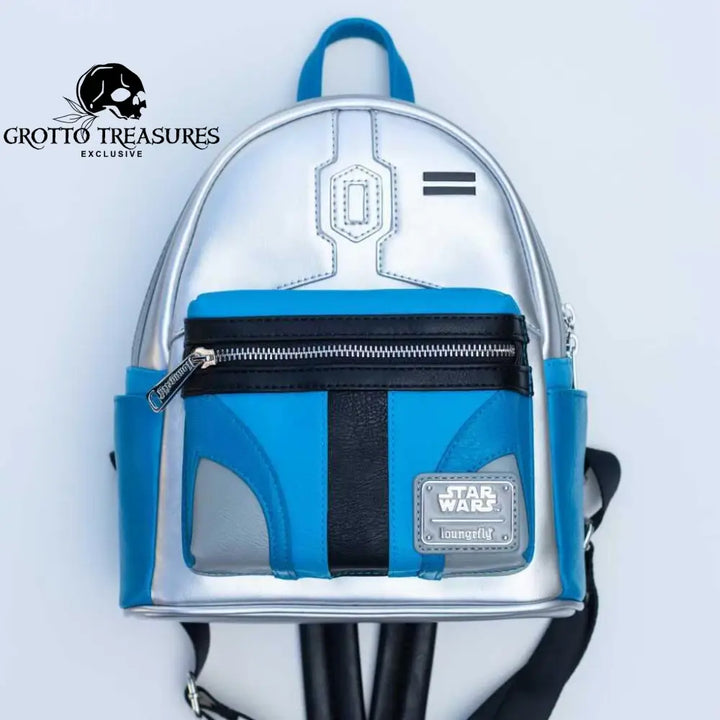 Grotto Treasures Exclusive - Loungefly Star Wars Jango Fett Cosplay Mini Backpack