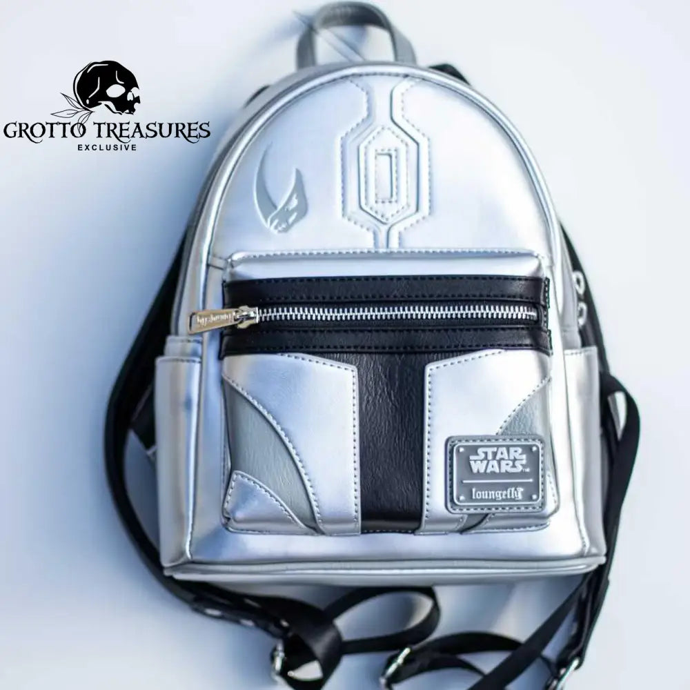 Grotto Treasures Exclusive - Loungefly Star Wars Mandalorian Cosplay Mini Backpack