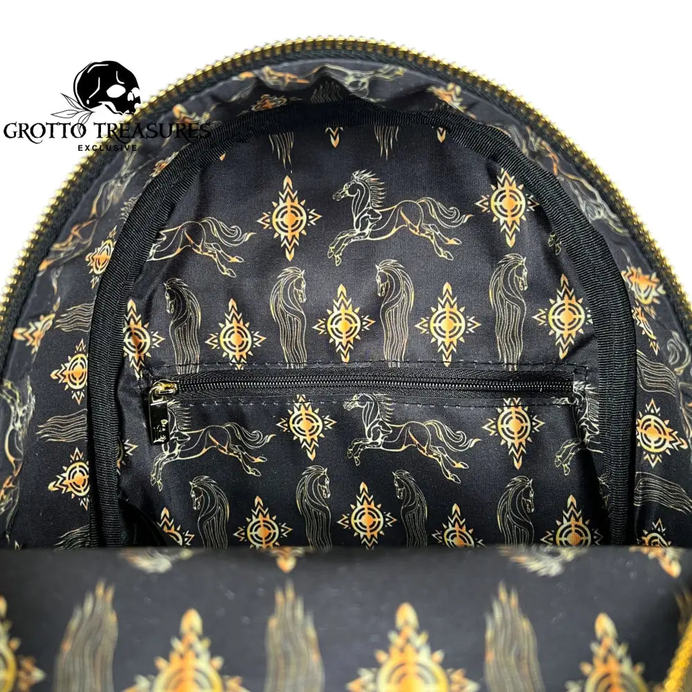 gold ring mini backpack Grotto Treasures Exclusive