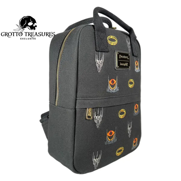 Grotto Treasures Exclusive - The Lord Of The Rings Sauron Aop Canvas Mini Backpack