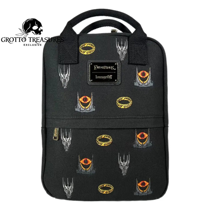 Grotto Treasures Exclusive - The Lord Of The Rings Sauron Aop Canvas Mini Backpack