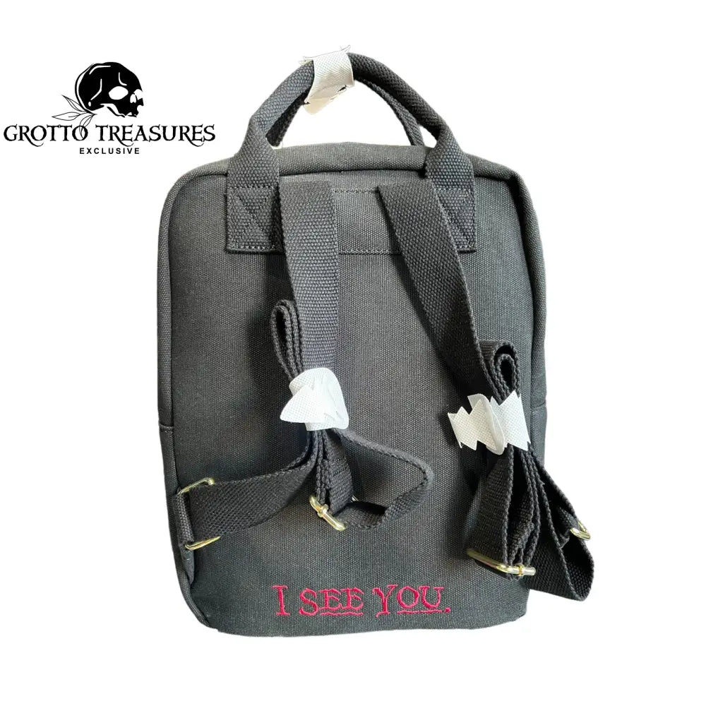 Grotto Treasures Exclusive - Loungefly The Lord Of The Rings Sauron Aop Canvas Mini Backpack